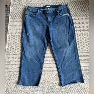 Lane Bryant Cropped Blue Jeans - Size 26